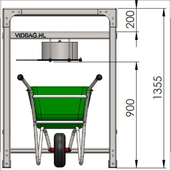 Målinger til Vidbag Vidkalk-tegning