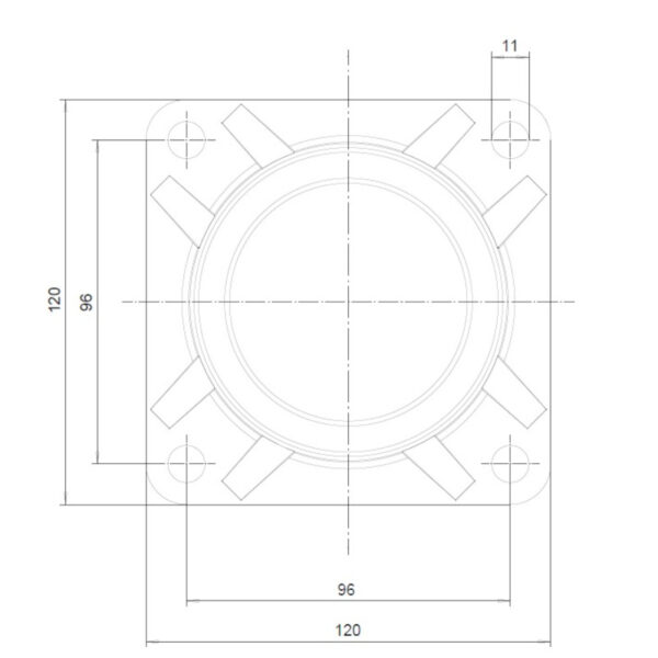 Dibujo Wennstrom DN80 NS65