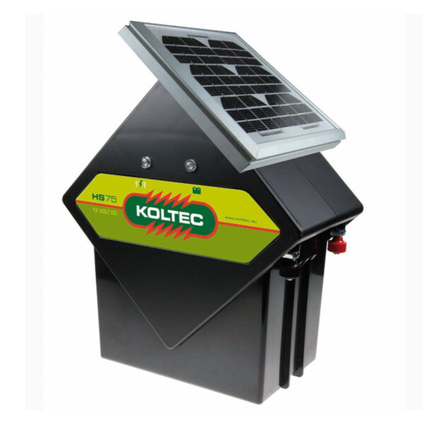 Koltec energizator solar electric pentru garduri HS75+5 Watt cu 5 ani garanție 5 ani