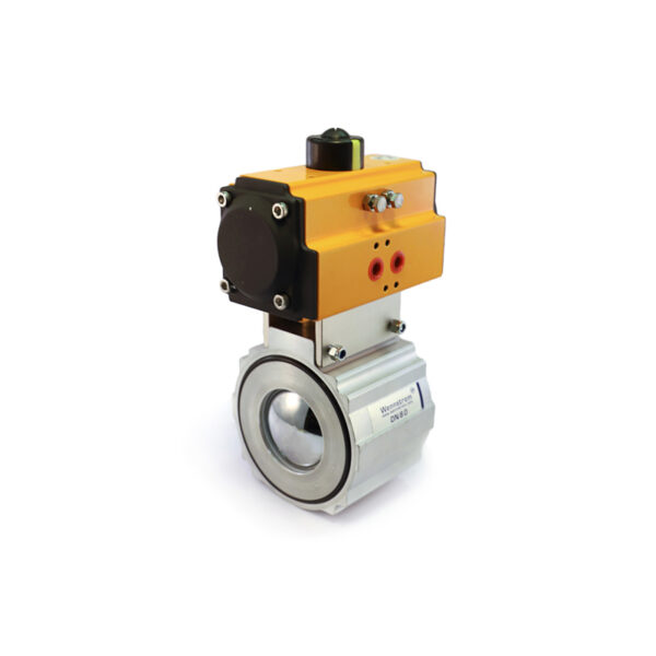 Wennstrom ball valve DN80 without flange spring return actuator whole