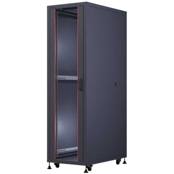 Upcom, Oxoline 19" Free Standing Cabinet, black, indoor server rack, 600x1000