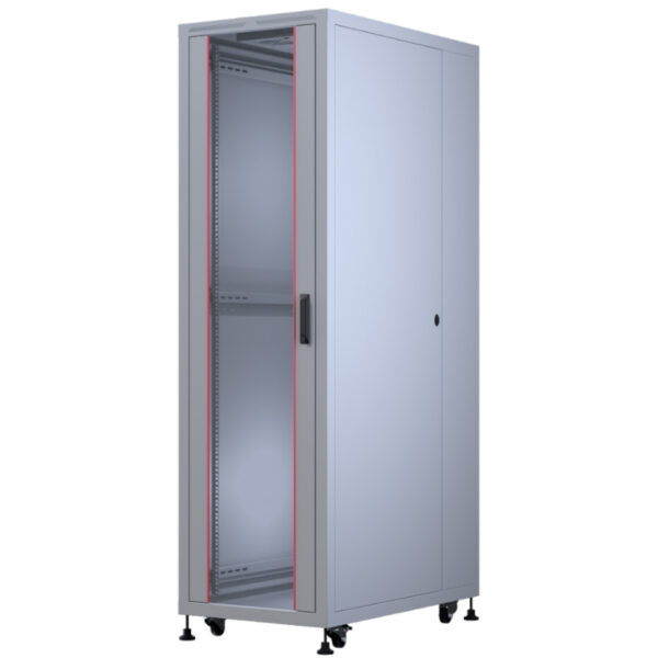 Upcom, Oxoline 19" Free Standing Cabinet, grey, indoor server rack, 600x1000